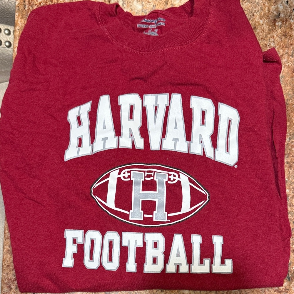 Harvard Football Maroon Graphic Tee